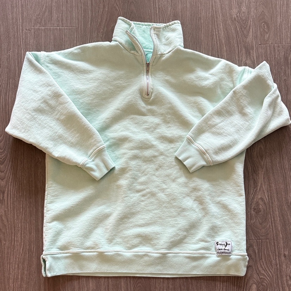 Sloppy Joe Sweatshirts Diana Zip Neck Sweatshirt